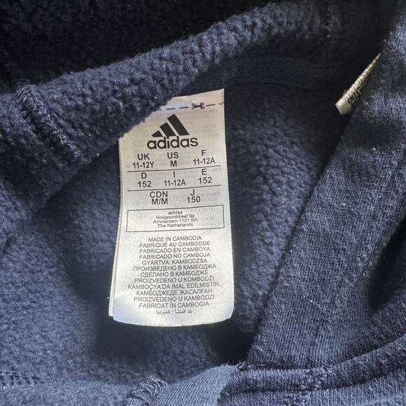 ADIDAS Georgia Tech Yellow Jackets Embroidered Logo Hooded Sweatshirt - Picture 5 of 5